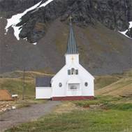 0996 Antarctica - Grytviken - Church